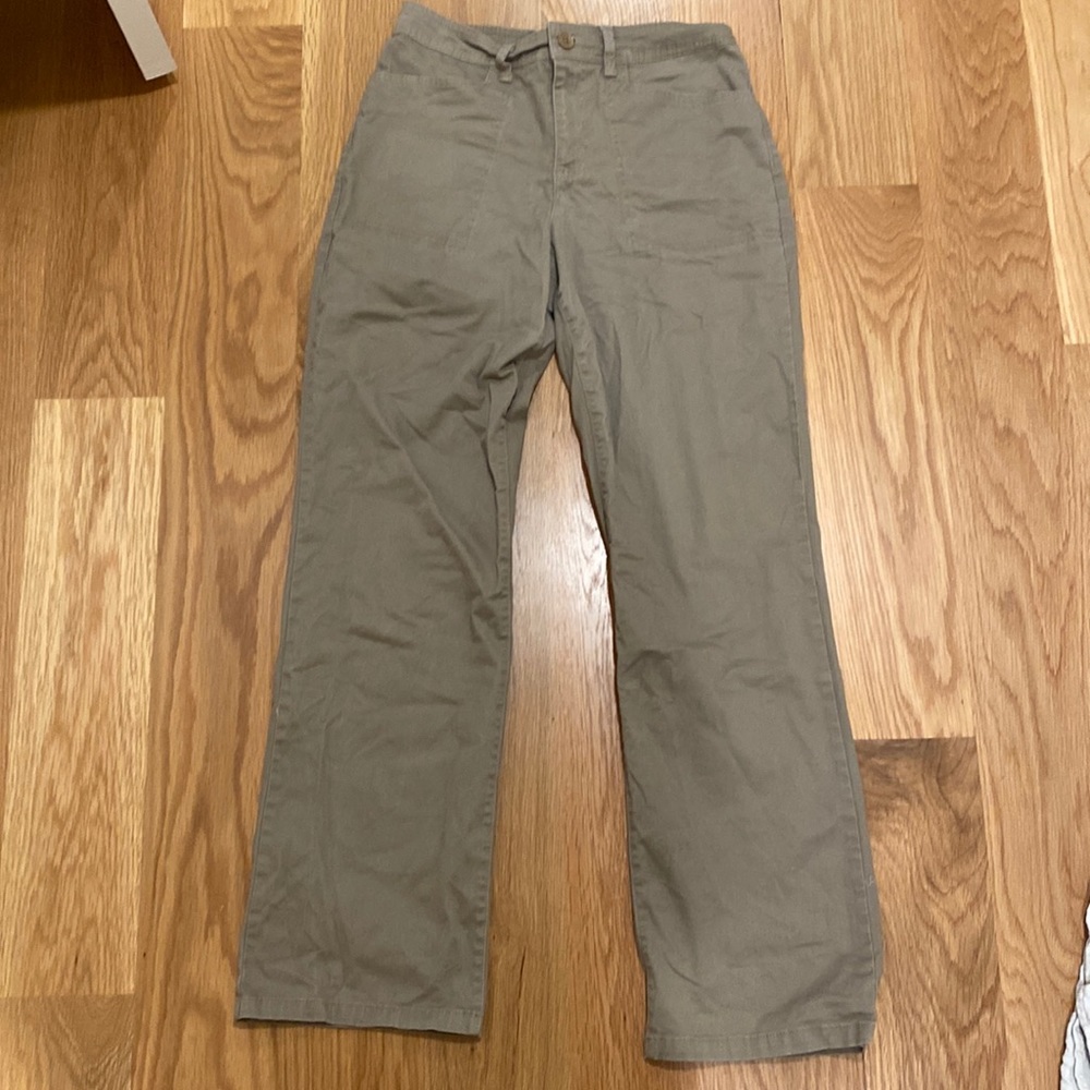 Brown flare pants